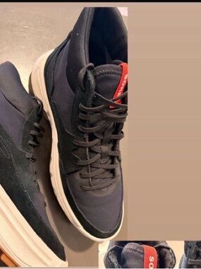 Women Black Casual Lace-Up Sneaker boot